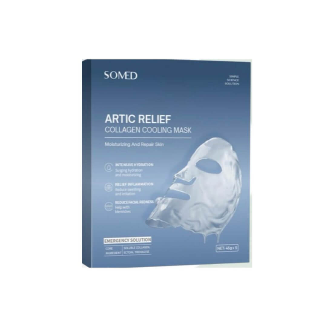 SOMED Artic Relief Collagen Cooling Mask 北极胶原冷漠-5pc - Image 2